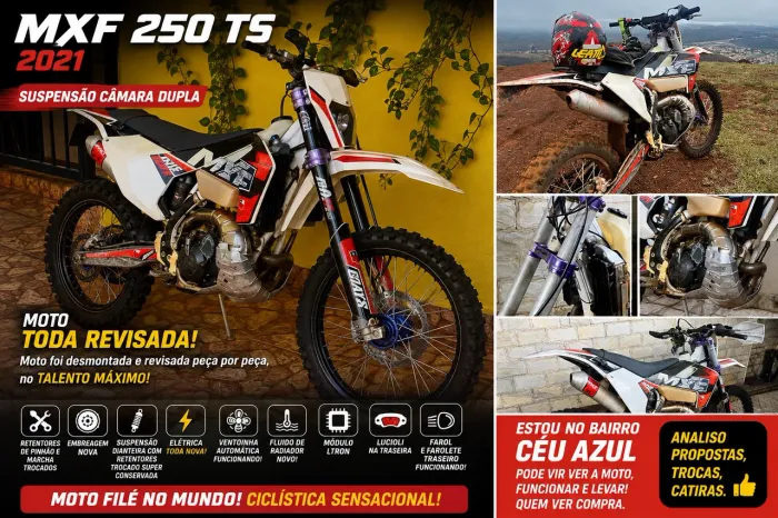MXF 250 TS 2021 IMPECÁVEL