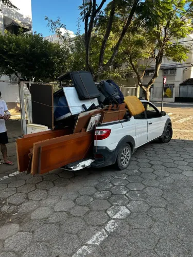 Entulho, inservíveis, descarte, remoção, limpeza de pátio