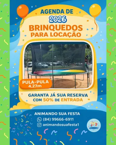 Locação de brinquedos 