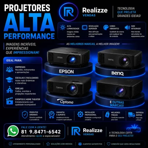 Projetores ótimo estado