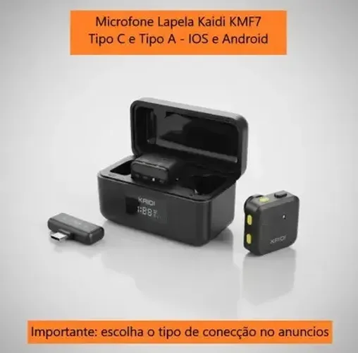 Microfone de Lapela KAIDI
