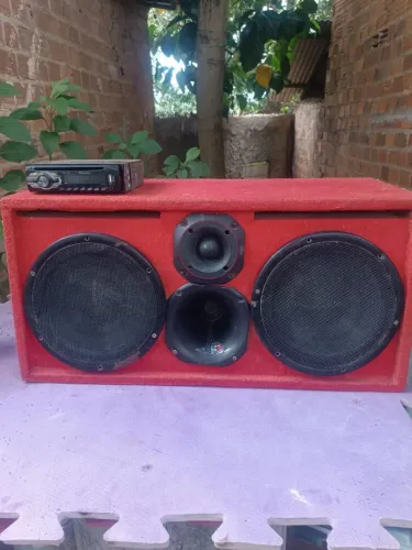 Vendo caixa de som automotivo alto falante de 10 polegadas funcionando perfeitamente 