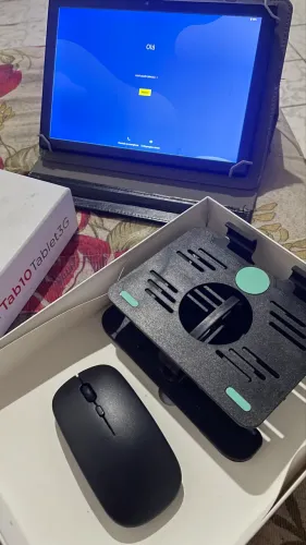 Tablet, estado de novo com todos os acessórios 
