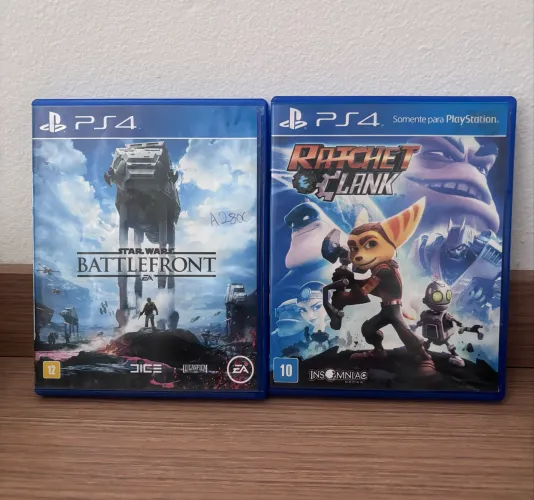 Combo 2 Jogos PS4 - Ratchet & Clank + Star Wars Battlefront