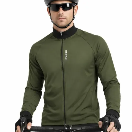 Jaqueta Corta Vento Be Fast Verde Militar