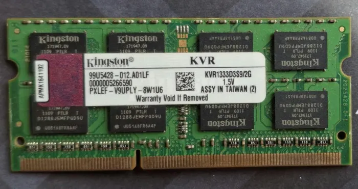 Memoria ram ddr 3 de 2gb