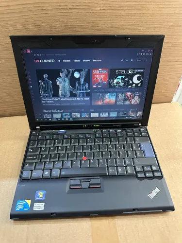 Notebook Lenovo Thinkpad X200 relíquia impecável, 160 gb de hd e 4 gb de RAM 