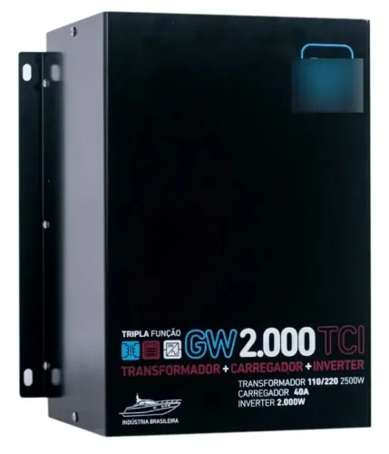 Carregador Transformador Inverssor Gw 12v 2000w 40a Tci 2000