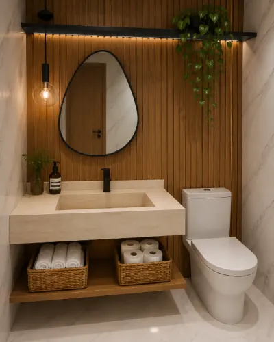 Transforme Seu Banheiro HOJE - Lavatório de Luxo Sob Medida