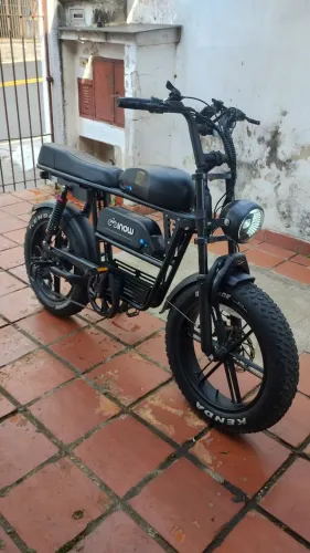 Bicicleta elétrica Inow v35, 2 baterias, 1000w