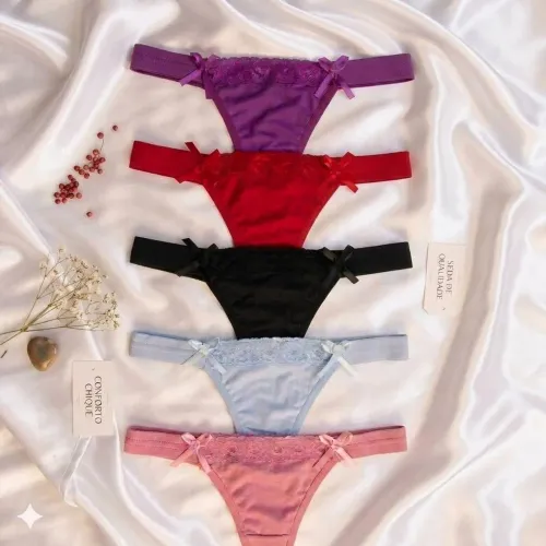 Calcinha Pala Fio Dental Lingerie