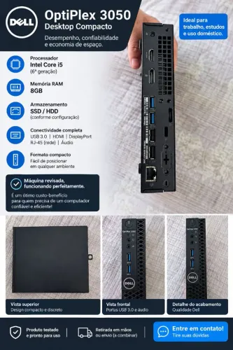 ? Mini PC Dell OptiPlex 3050 - Compacto e eficiente!