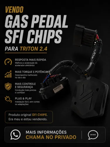 Gas pedal para triton 2.4