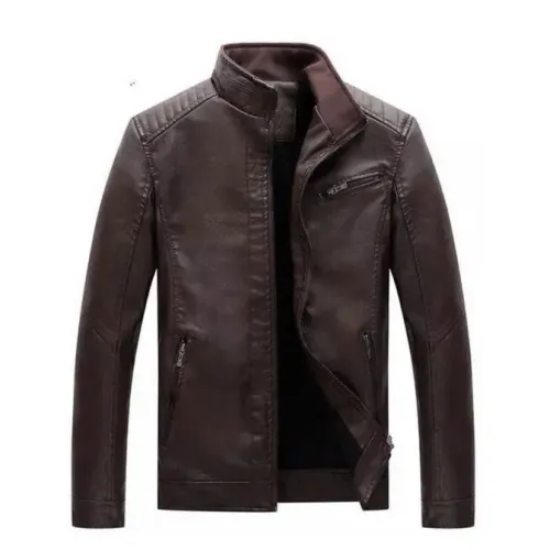 Jaqueta de couro masculino