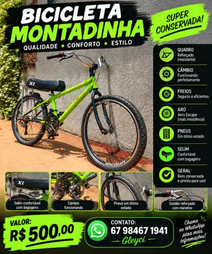 Venda de Bicicleta "Montadinha"