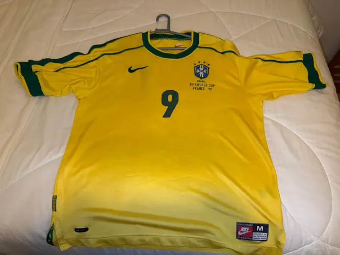 Camisa Brasil 98 Ronaldo - Original da época