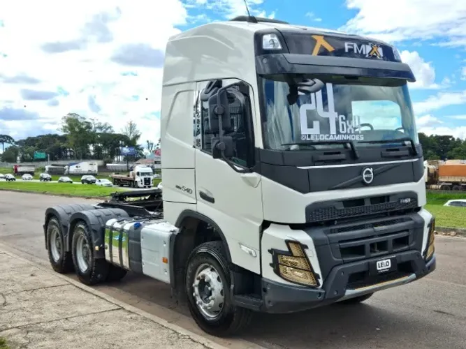 Volvo FMX 540 6X4 Ano 2024 Histórico de manutenção na Concessionária Caixa 12 marchas 