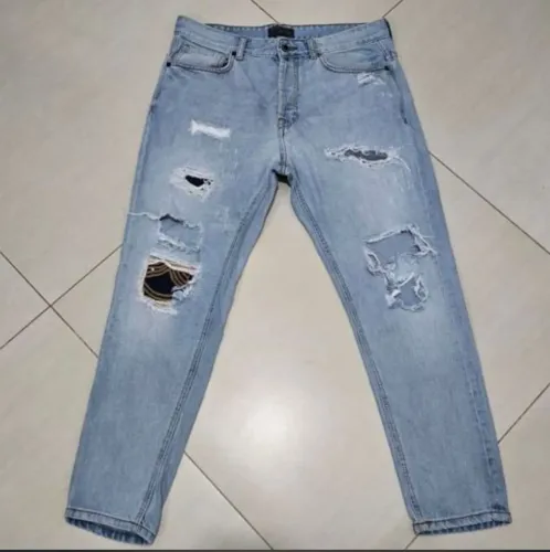 Calça zara man carrot fit | destroyed