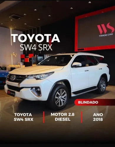 Toyota Hilux SW4 SRX 4X4 2.8 TDI 16V Dies. Aut. 2018