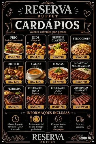 Buffet a domicílio