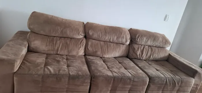 Sofá retrátil 3 lugares