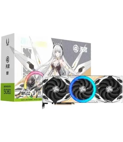 Placa de Vídeo Zotac GeForce RTX5080 Apocalypse OC 16GB GDDR7 PCI-Express - lacrada nova