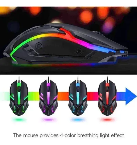 Mouse game fio rgb 