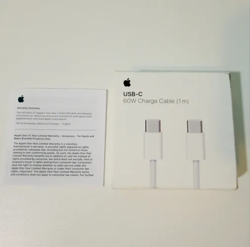 Caixa Cabo UsbC Apple Vazia