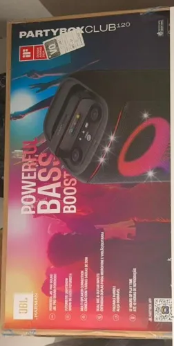 JBL PARTYBOX CLUB 120 nova na caixa com nota fiscal