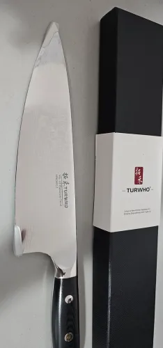 Faca chef de 8 polegadas damasco estilo japonês