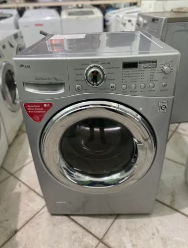 Lava e seca LG 11 KG prata