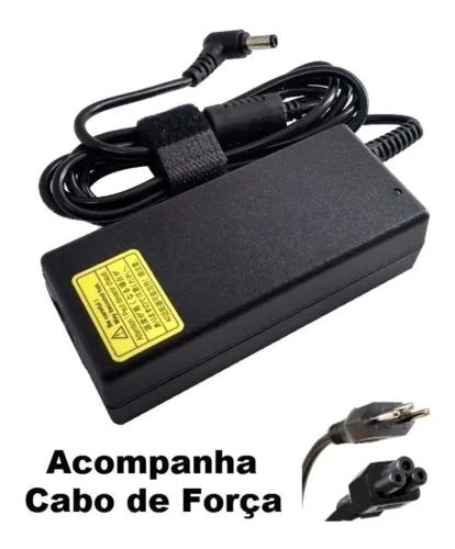 Carregador de Notebook Positivo 19v 3.42a Modelo N193 Cce Asus Novo
