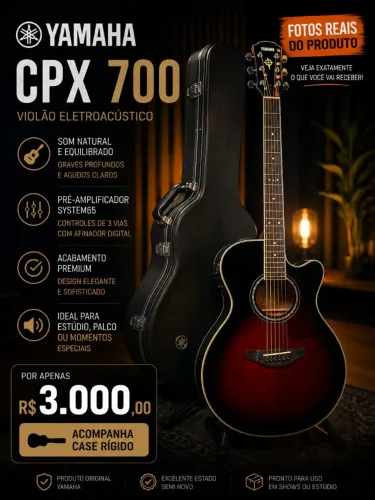 Violão Yamaha CPX 700
