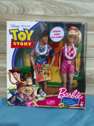 Bonecos Barbie e Ken Toy Story 3 Férias no Havaí Disney Pixar