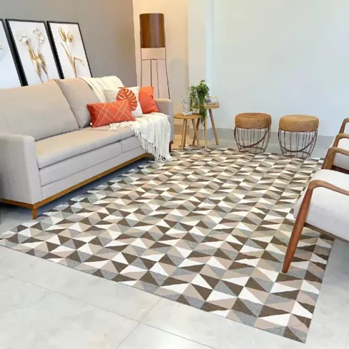 . Tapete Grande 2,50x2,00 Veludo Marrom