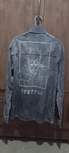 Jaqueta Jeans Naruto Shippuuden