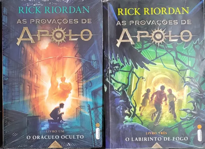 Livro As Provações de Apolo ( Rick Riordan) 60 cada
