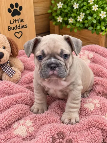 Bulldog Francês macho Lilac Fawn