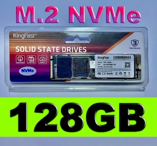 M2 NVMe 128GB KingFast 5 meses garantia
