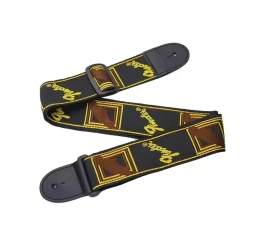 Alça para Guitarra, Violão, Baixo Correia Bordada Strap Ajustável Estilo Fender