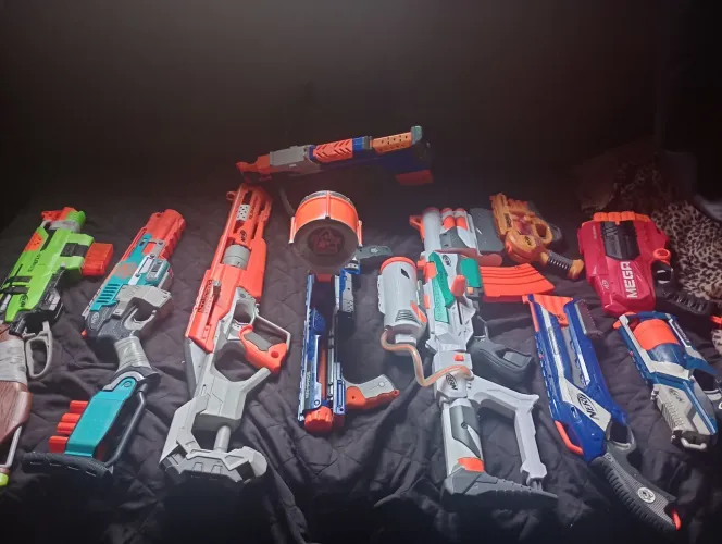 Armas nerf, chame no privado caso tenha interesse