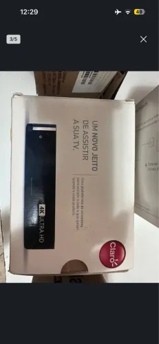 Aparelho de tv lacrado