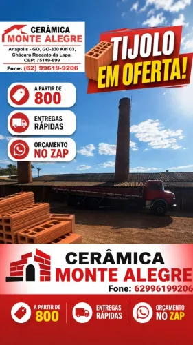 Tijolo Oferta meio de mês Medidas Comuns