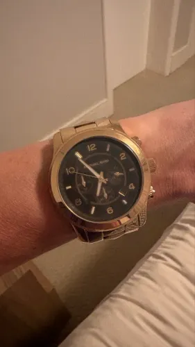 Relógio Michael Kors MK5795 Original Dourado | Cronógrafo | Excelente Estado