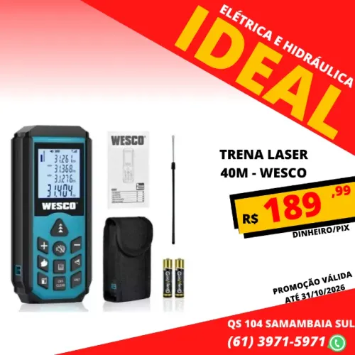 Trena Laser 40m wesco