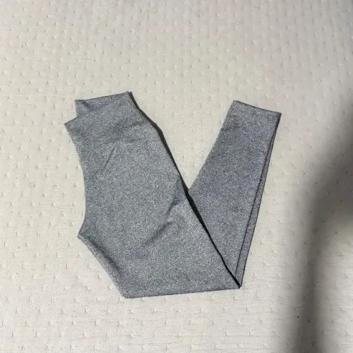 Calça legging cinza cintura alta - nunca usada