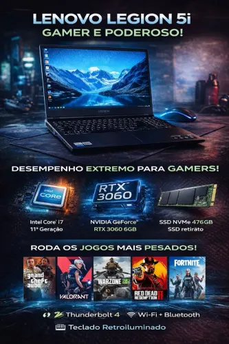 Notebook Gamer Legion 5i