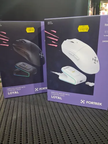 Mouse sem fio gaming com base recarregável  