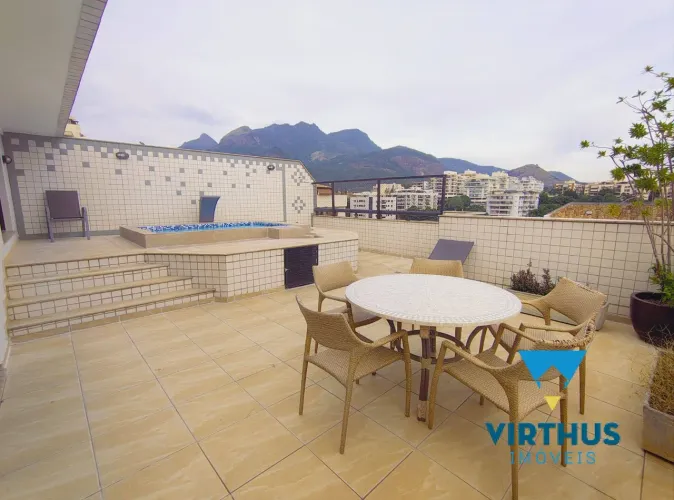 Freguesia - Estrada dos Três Rios - Cobertura duplex 233m2 - Piscina