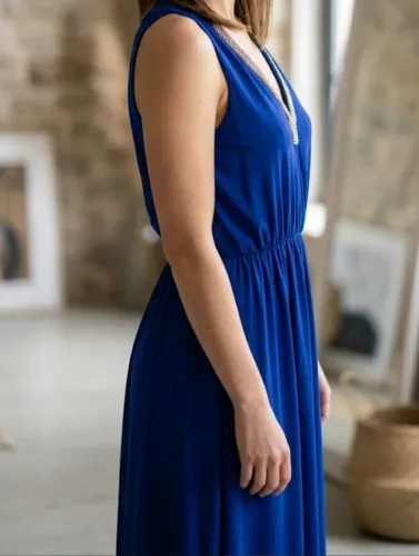 Vestido de Festa Azul Royal